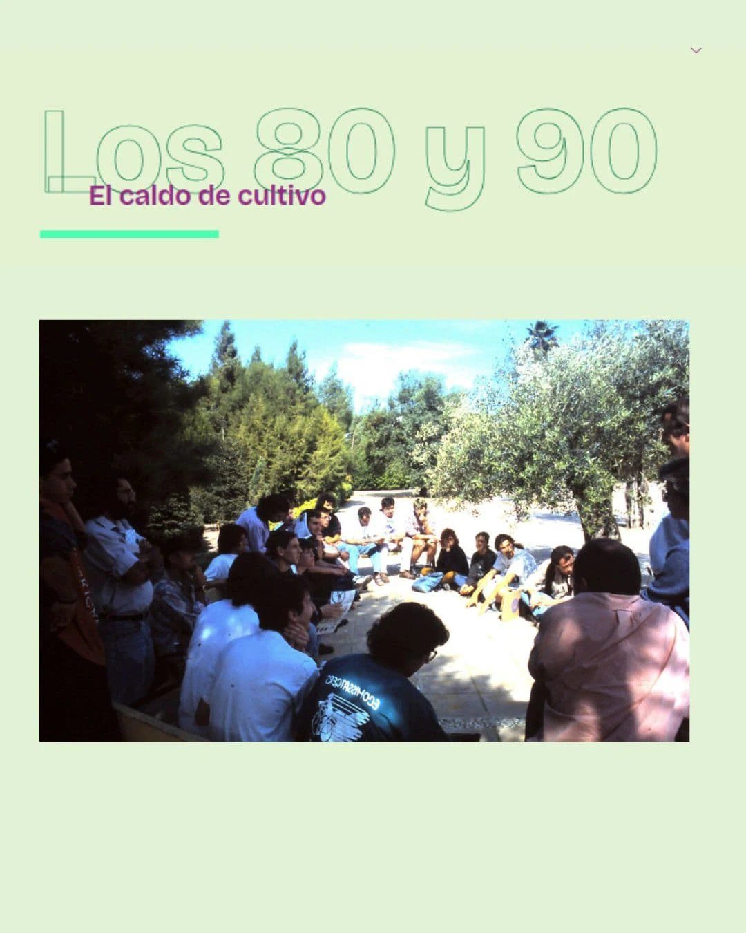 30 anys d'economia solidària: l'exposició 1 1980 1990 caldo de cultivo