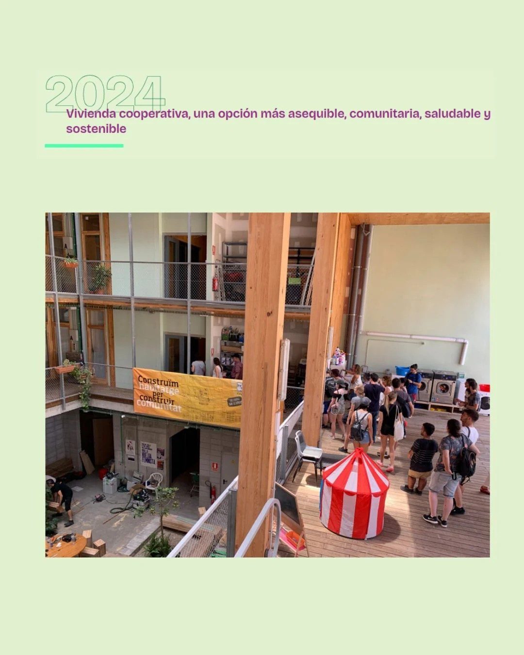 30 anys d'economia solidària: l'exposició 28 2024 vivienda cooperativa