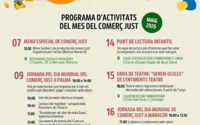 Mercat Social Illes Balears 10 Programa d’activitats del mes del comerç just (maig 2026)