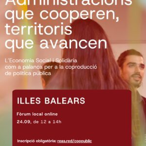 Coproducció de polítiques públiques d'ESS: Fòrum "Administracions que cooperen, territoris que avancen" 10 forum coopublic 24 setembre